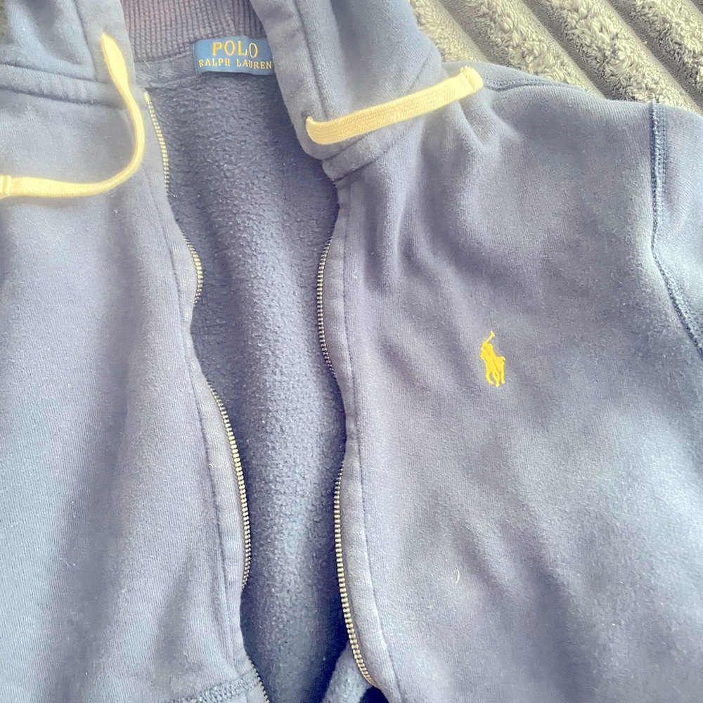 Polo by Ralph Lauren Blue Jacket with Yellow Accents